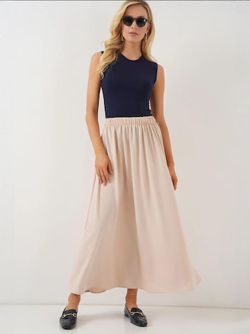 Bigdart Rok in Beige: voorkant