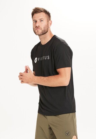 Virtus Performance Shirt 'EDWARDO' in Black: front