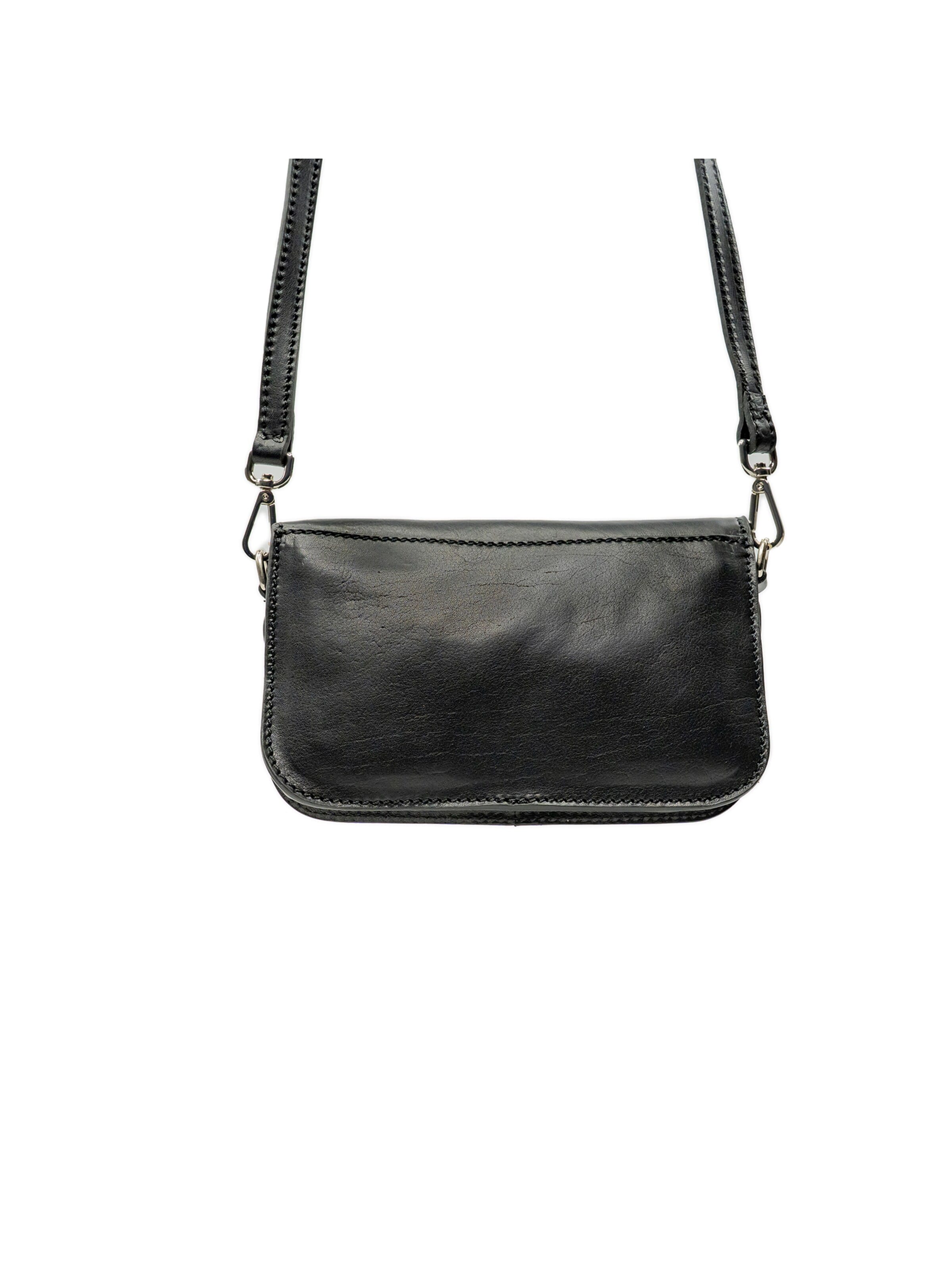 bupell Schultertasche 'Cinzia'‌‌‌‌‌‌‌‌‌ in Schwarz