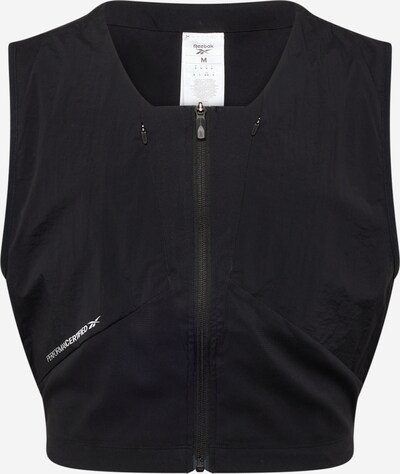 Reebok Gilet de sport en noir / blanc, Vue avec produit