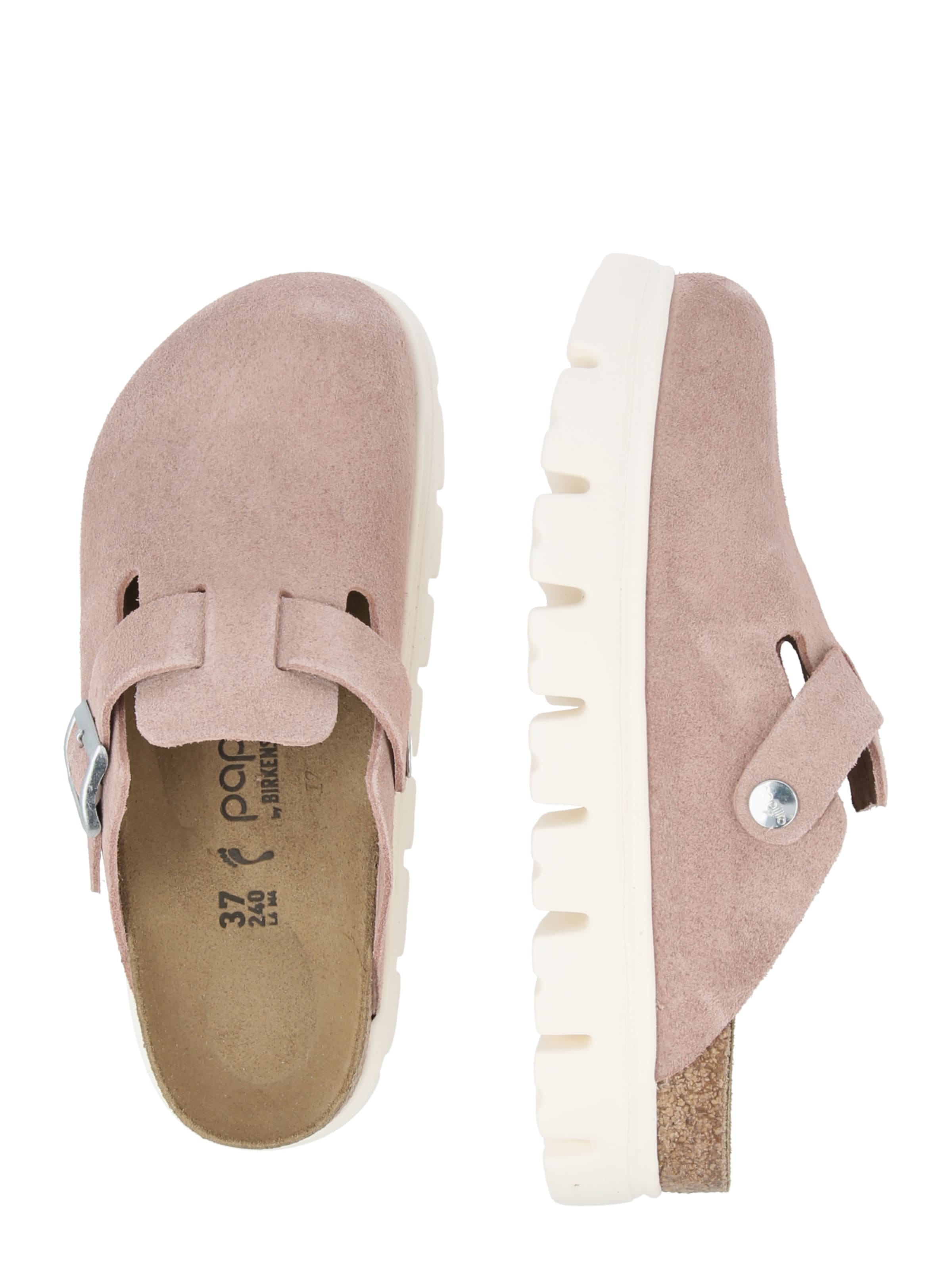 Chaussure basse 'Boston Chunky LEVE Pink Clay' BIRKENSTOCK en rose