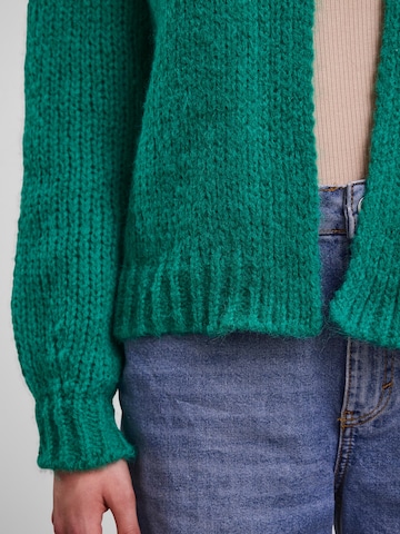 PIECES Knit Cardigan 'Carman' in Green