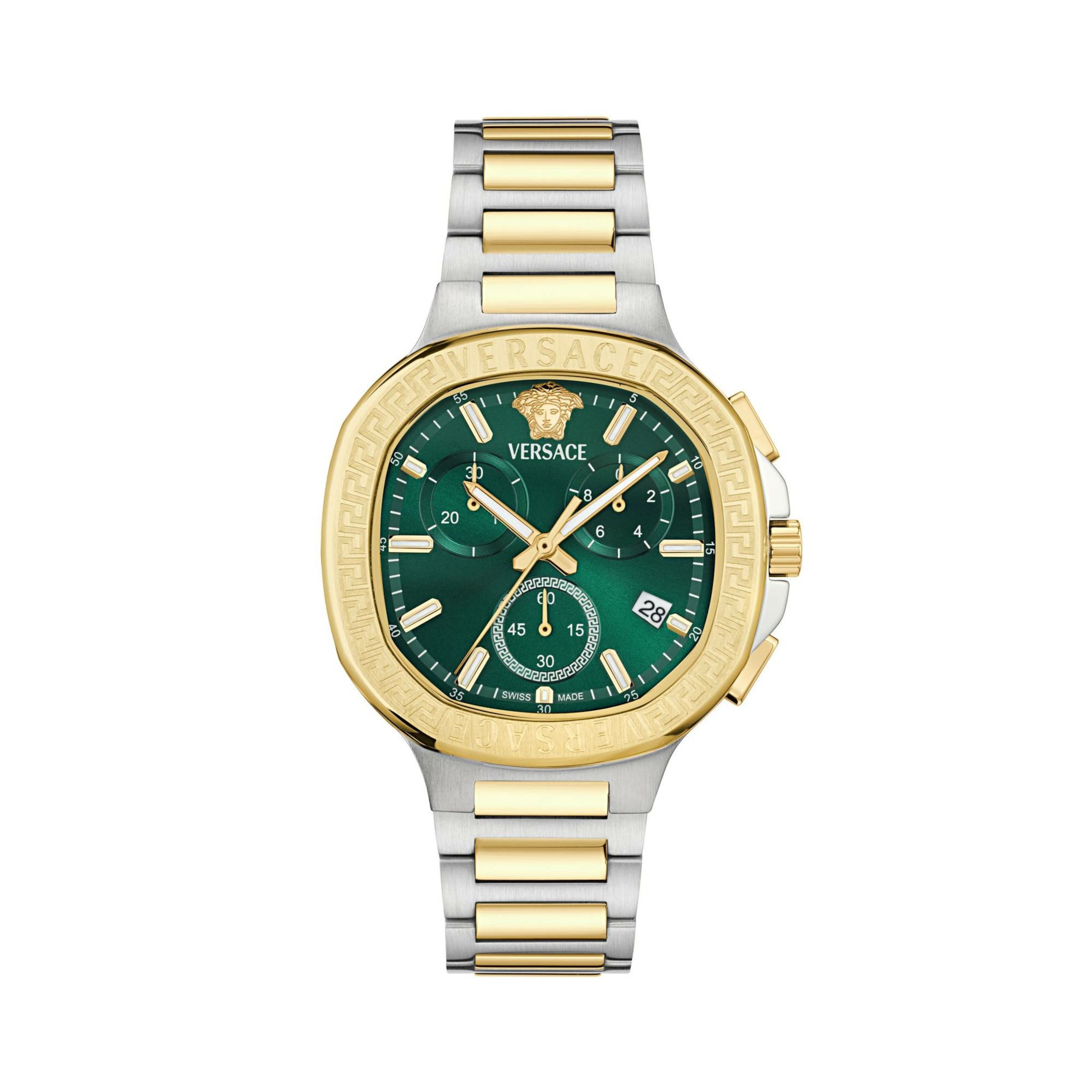VERSACE Analog Watch in Gold / Emerald / Silver, Item view
