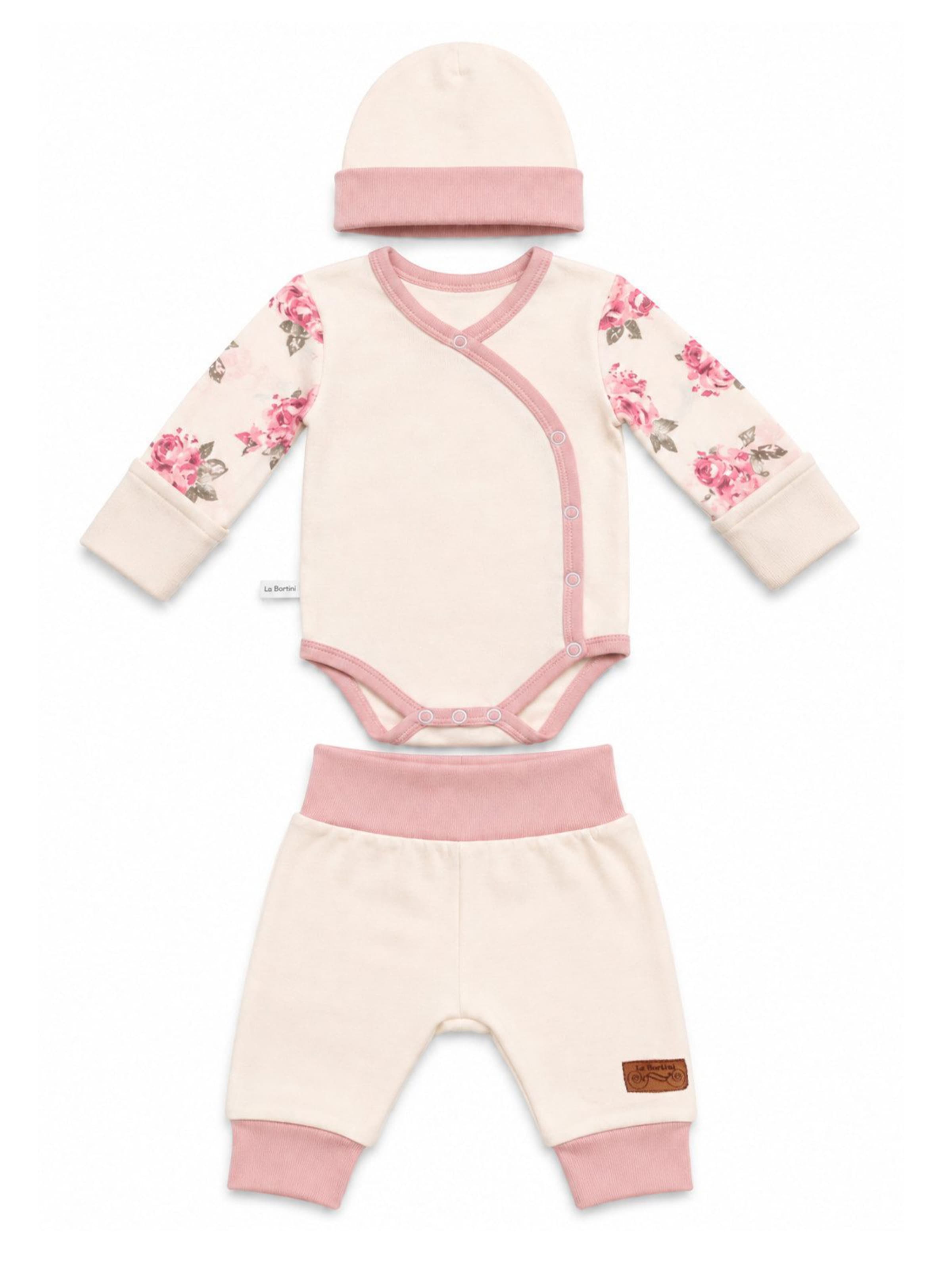 La Bortini Set in Beige: Vorderseite