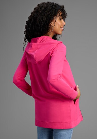 FLASHLIGHTS Zip-Up Hoodie in Pink