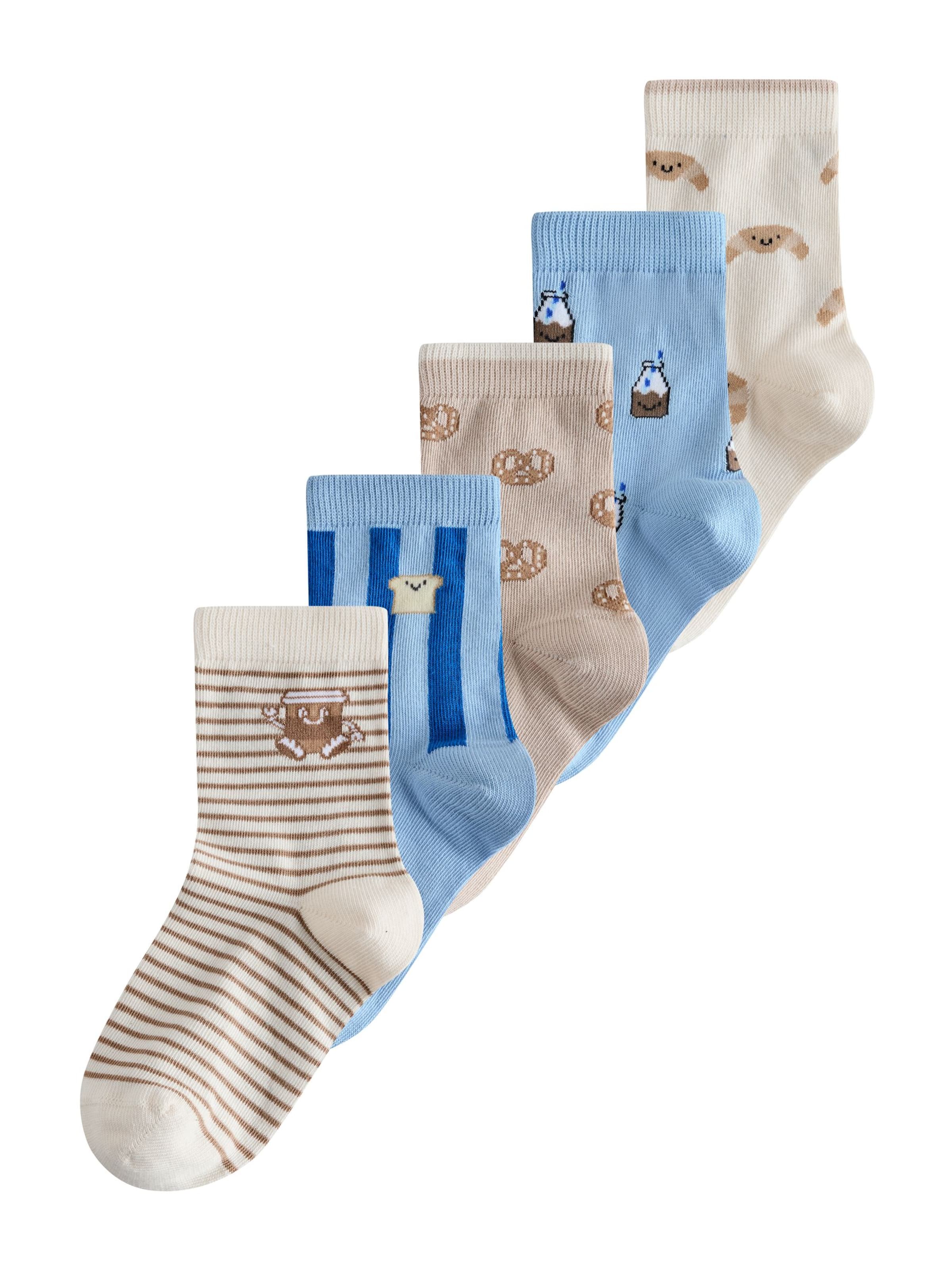 Next Socks in Beige: front