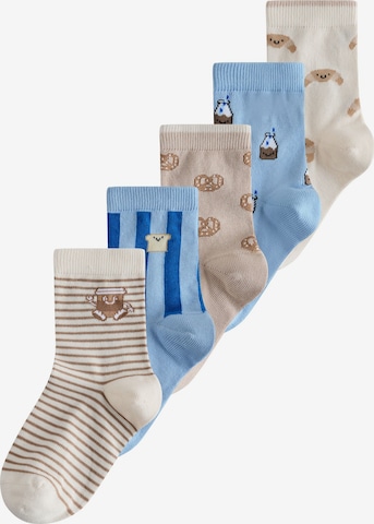 Next Socks in Beige: front
