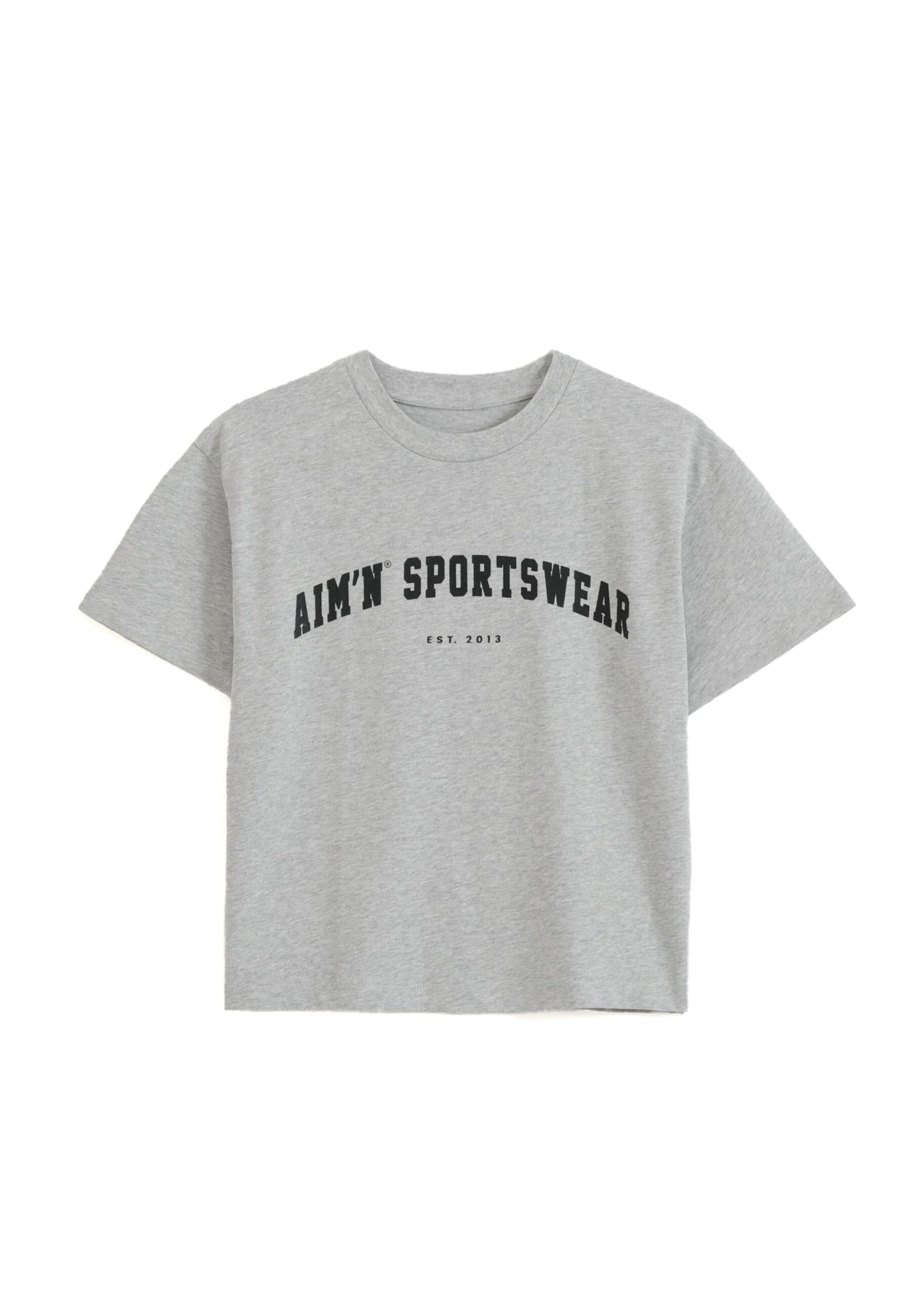 Aim'n Tričko ' ' – šedá: přední strana