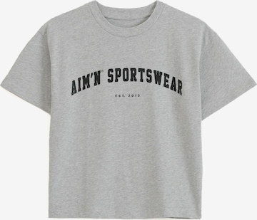 Aim'n Tričko ' ' – šedá: přední strana