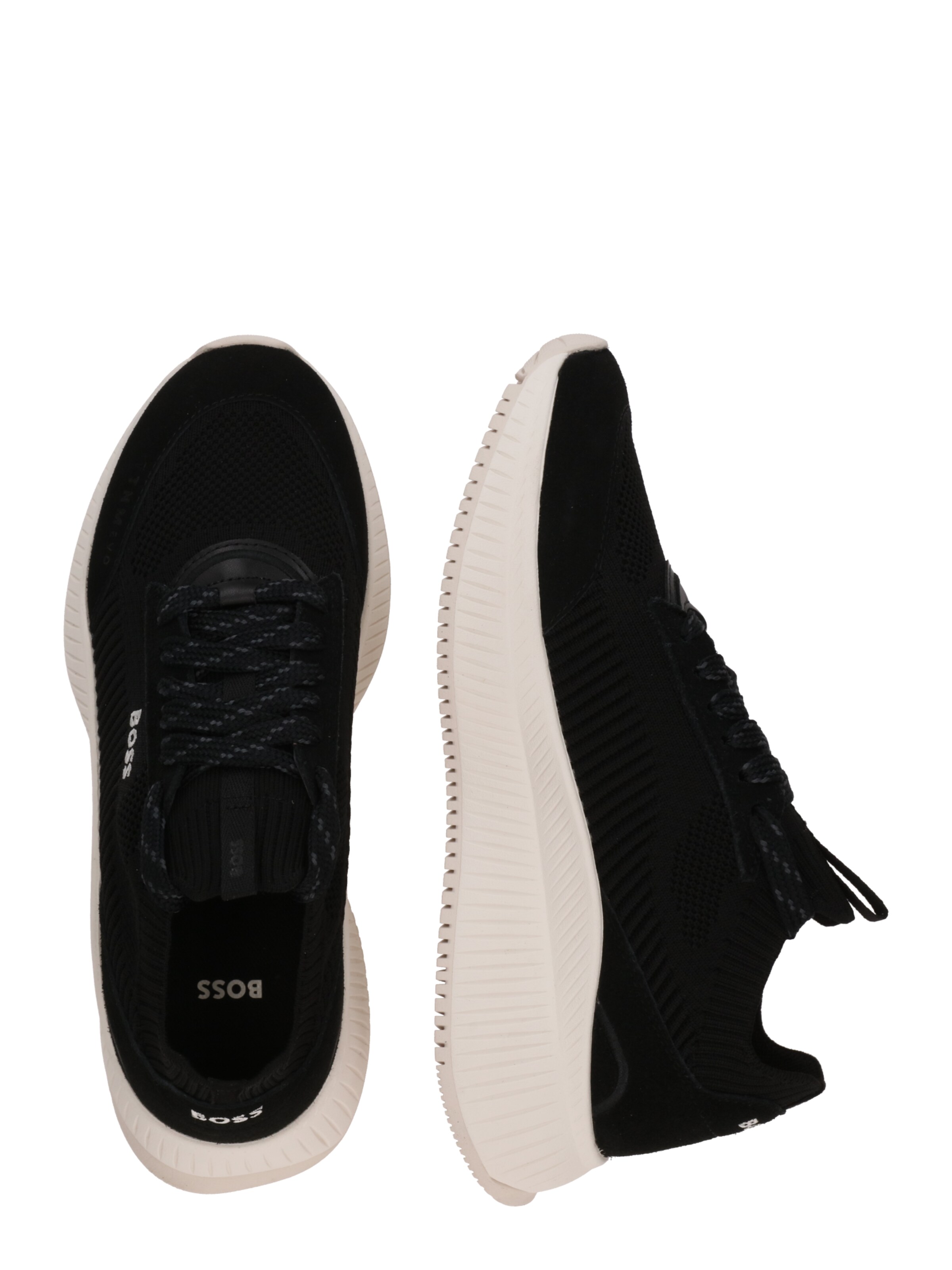 BOSS Trampki niskie 'Slon' w kolorze czarny