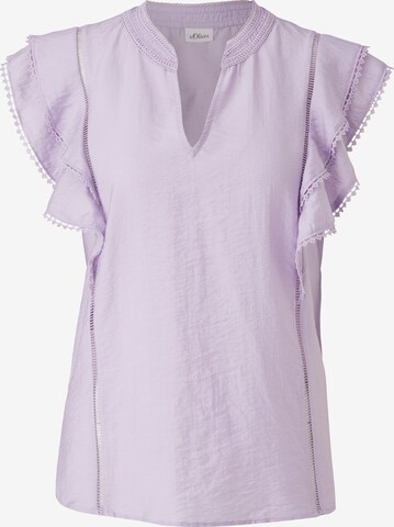 s.Oliver BLACK LABEL Blouse in Purple: front