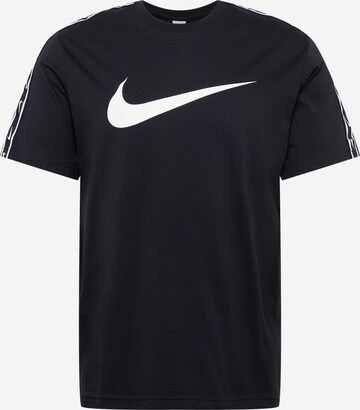 T-Shirt Nike Sportswear en noir : devant