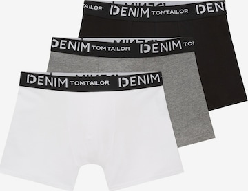 TOM TAILOR DENIM Boxershorts in Grijs: voorkant