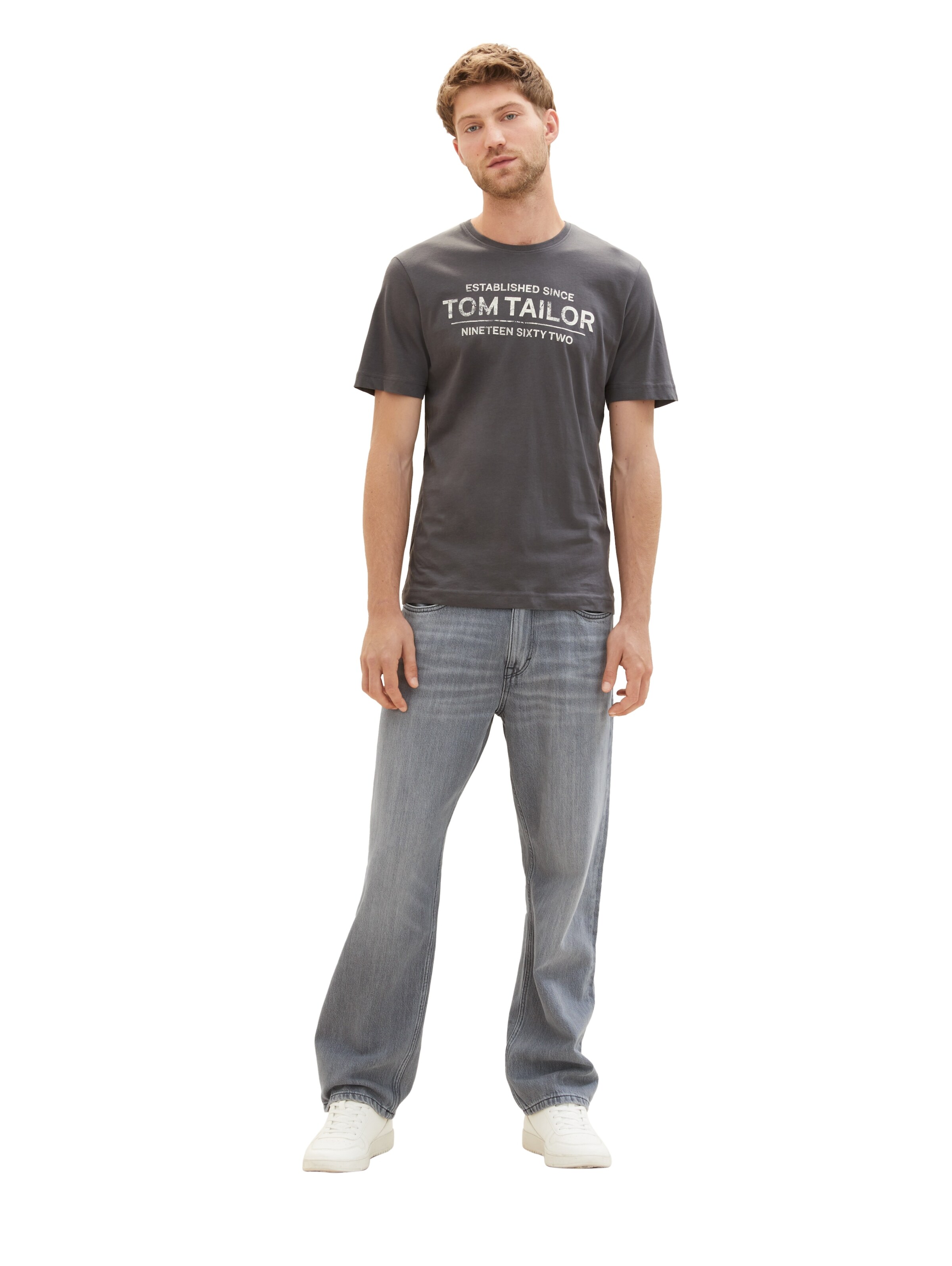 TOM TAILOR Tričko - Sivá