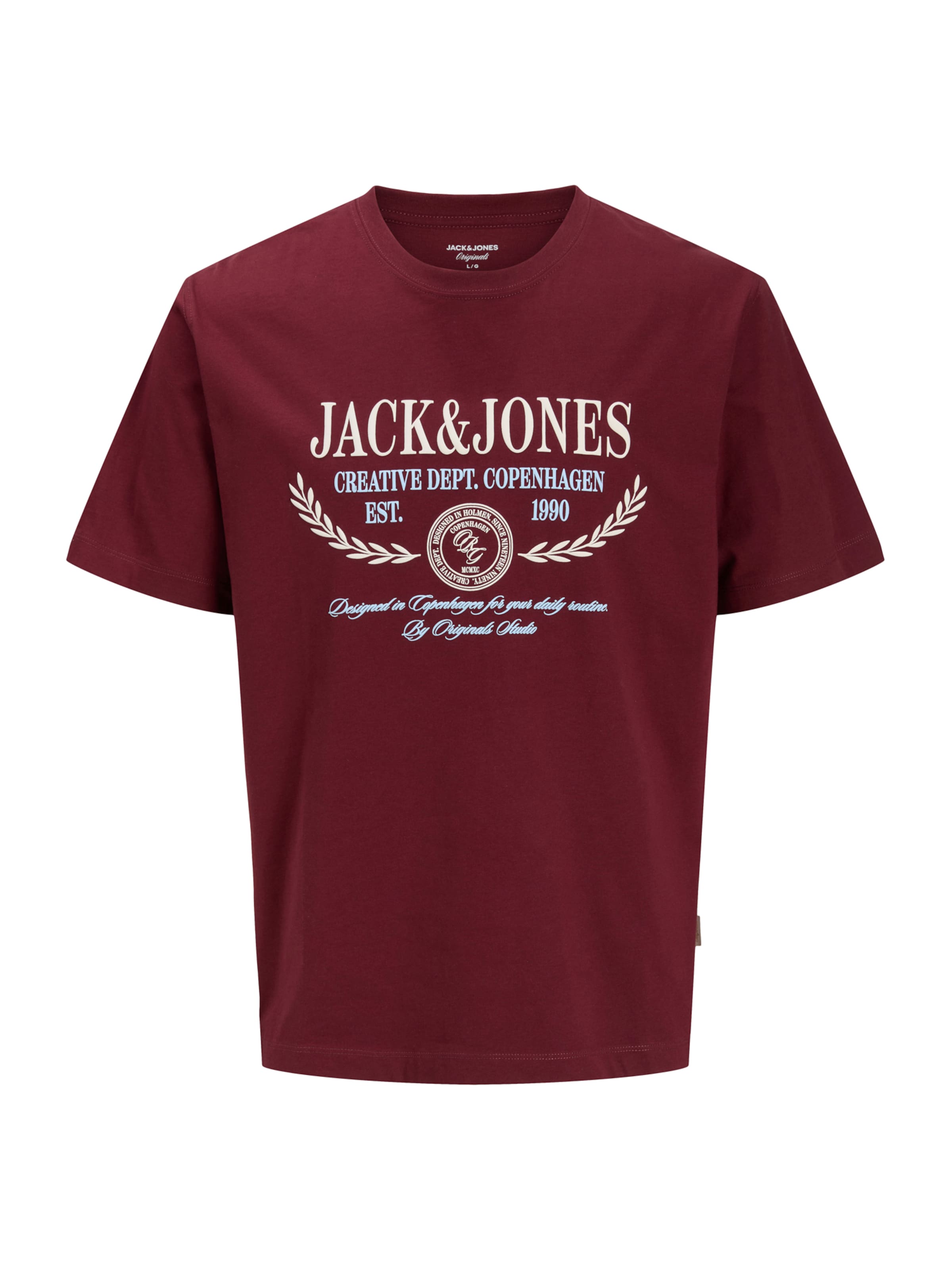 JACK & JONES - Camiseta 'JORFREDERIKSBERG' en lila: frente