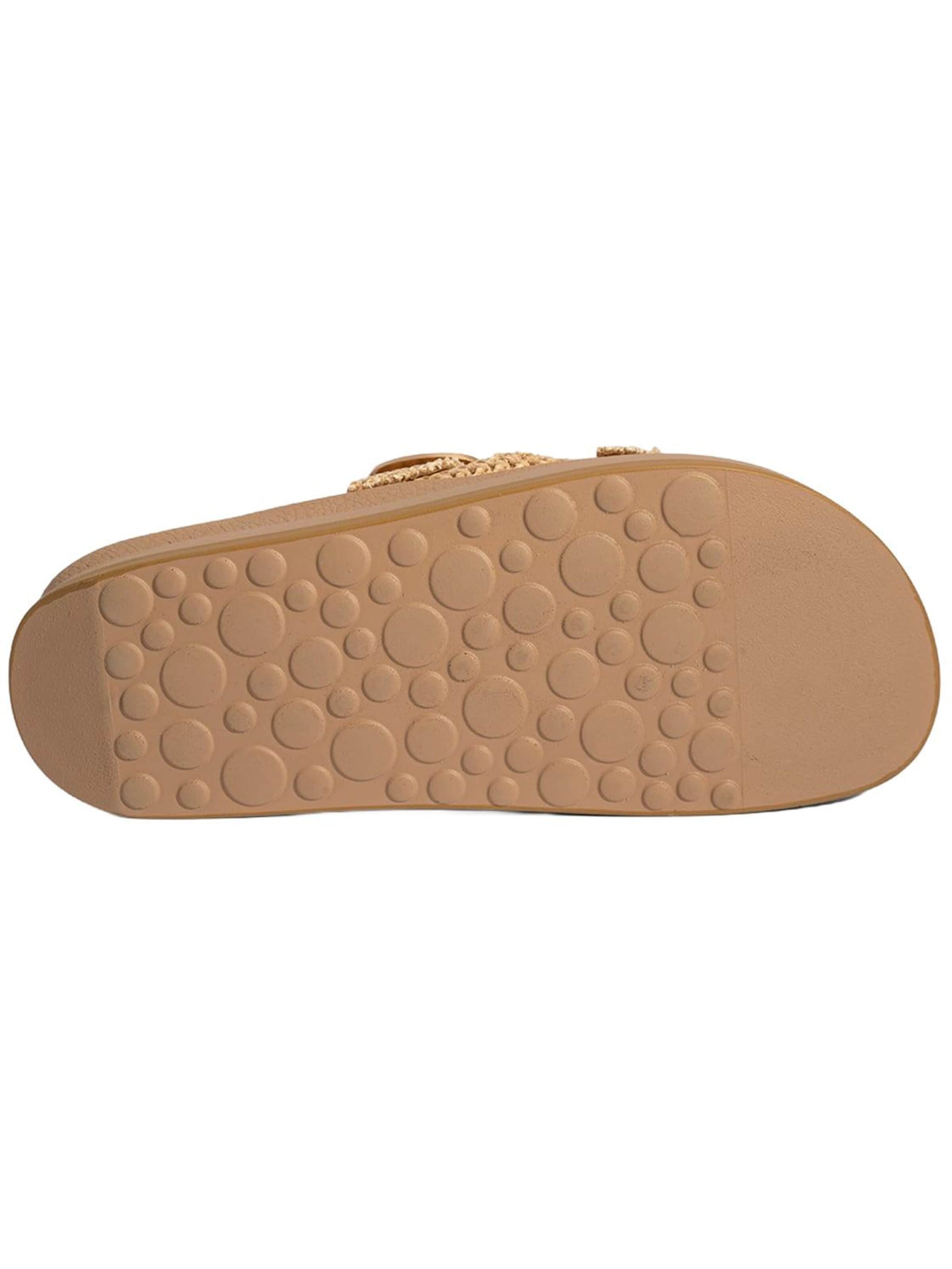Desa Slipper 'Keilrutschen' in Beige