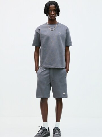 Pull&Bear Regular Trousers 'STWD' in Blue: front