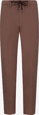 Distretto12 Chino trousers 'T. Grano' in Brown: front