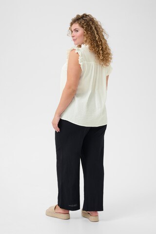 KAFFE CURVE Blouse 'Lyana' in White