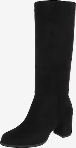 Ital-Design Stiefel in Schwarz: Vorderseite