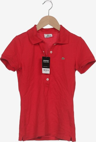 LACOSTE Top & Shirt in XS in Red: front