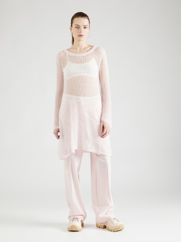 Monki Strikkjole i pink: forside