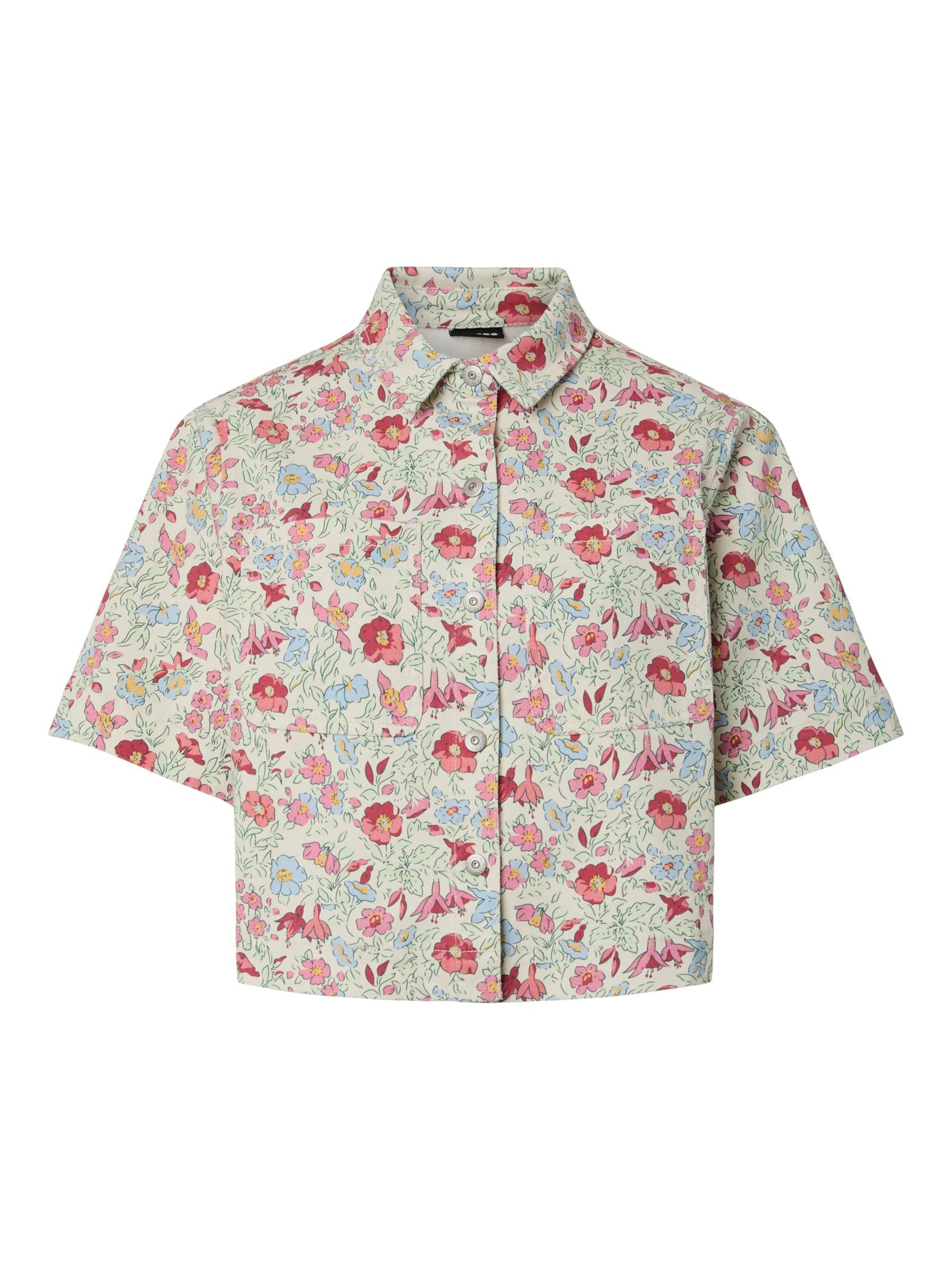 PIECES Bluse 'PCSALUME' in Mischfarben: Vorderseite