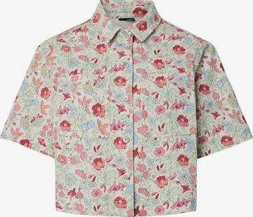 Chemisier 'PCSALUME' PIECES en mélange de couleurs : devant