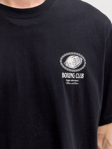 JACK & JONES Majica 'JORTRENDY OBJECTS' | črna barva