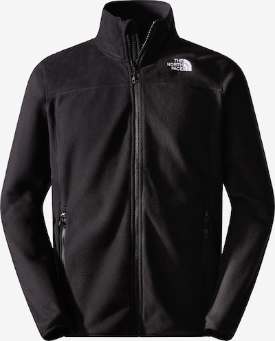 THE NORTH FACE Fleecejacke '100 Glacier' in schwarz / weiß, Produktansicht