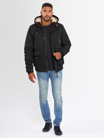 Alessandro Salvarini Winter Jacket 'Rigio' in Black