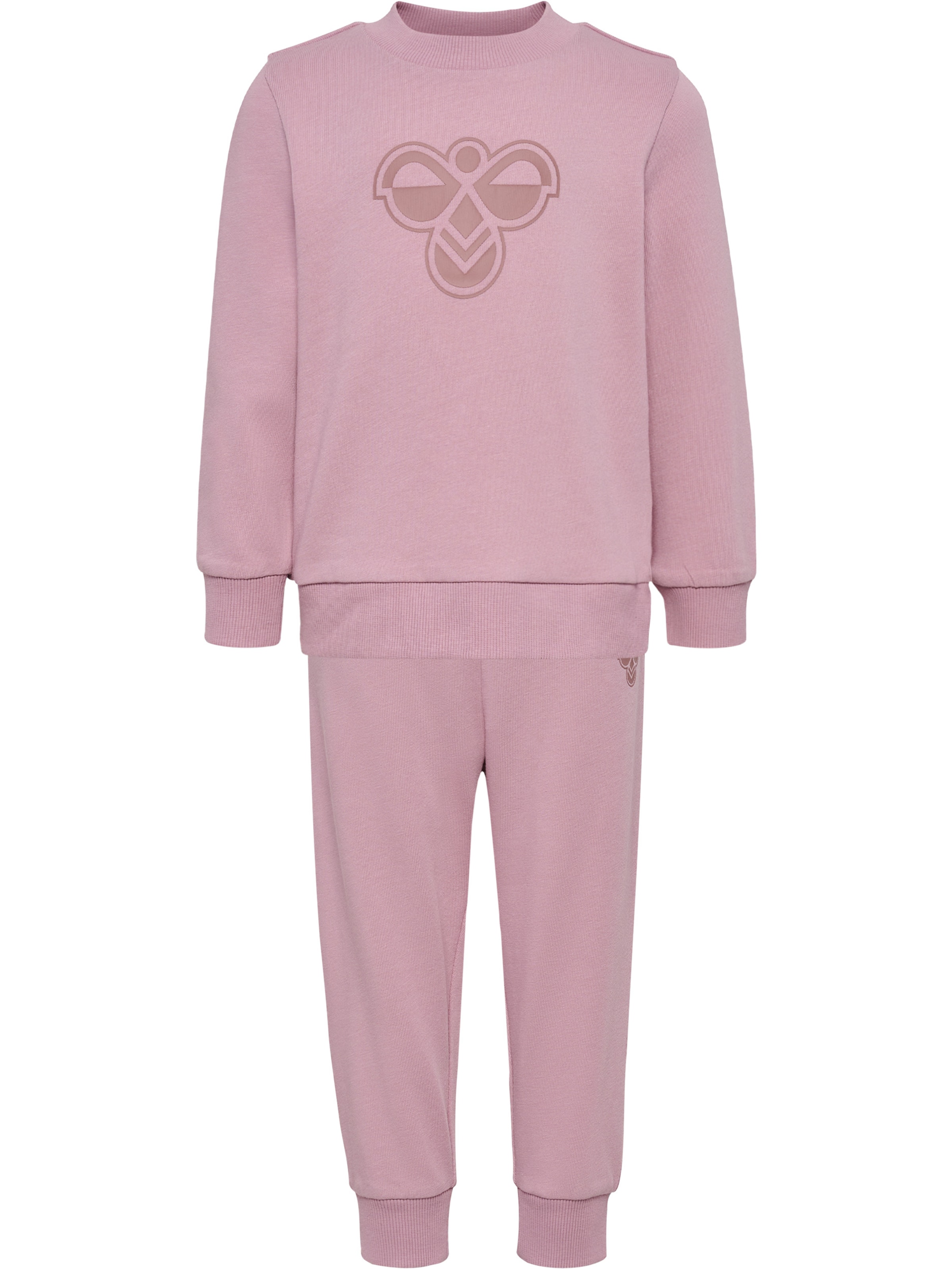 Hummel Sweat suit in Pink: front