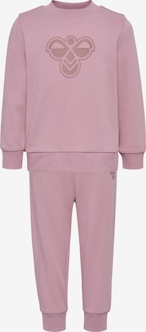 Hummel Sweat suit in Pink: front