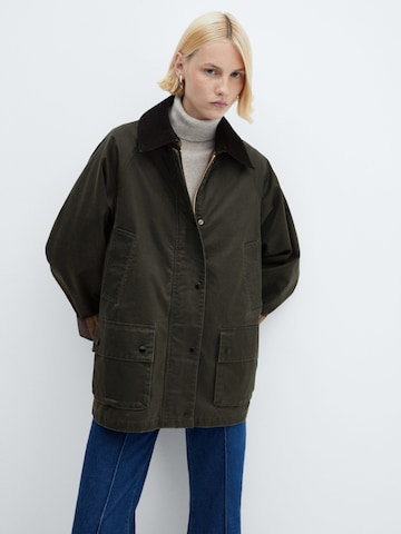 MANGO Between-Season Jacket 'Niagara' in Green: front