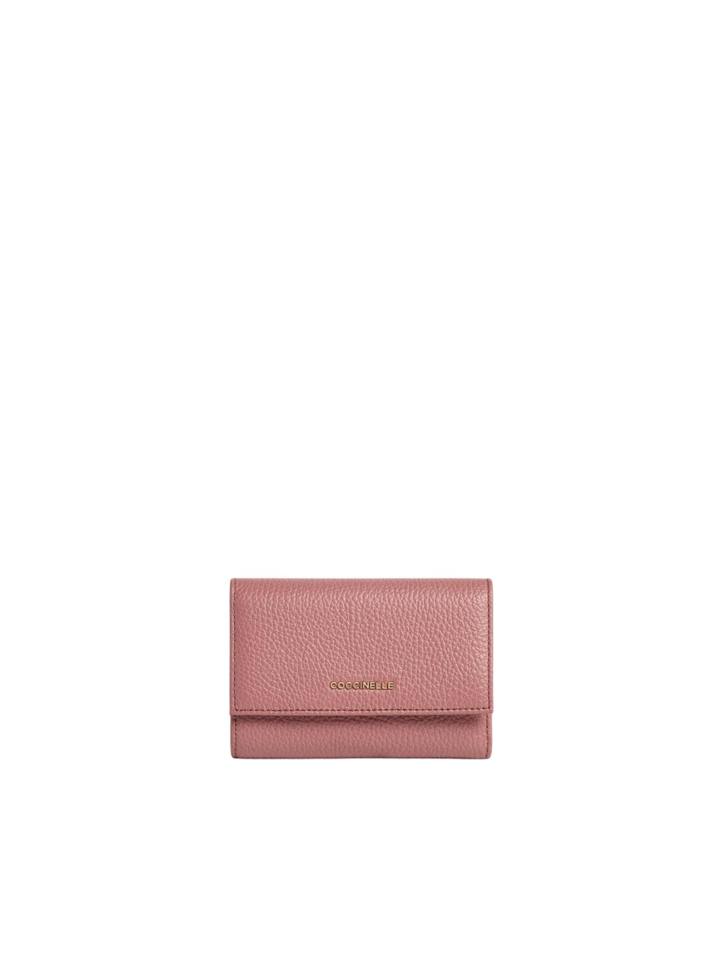 Coccinelle Wallet 'Metallic 1000m 1' in Pink: front
