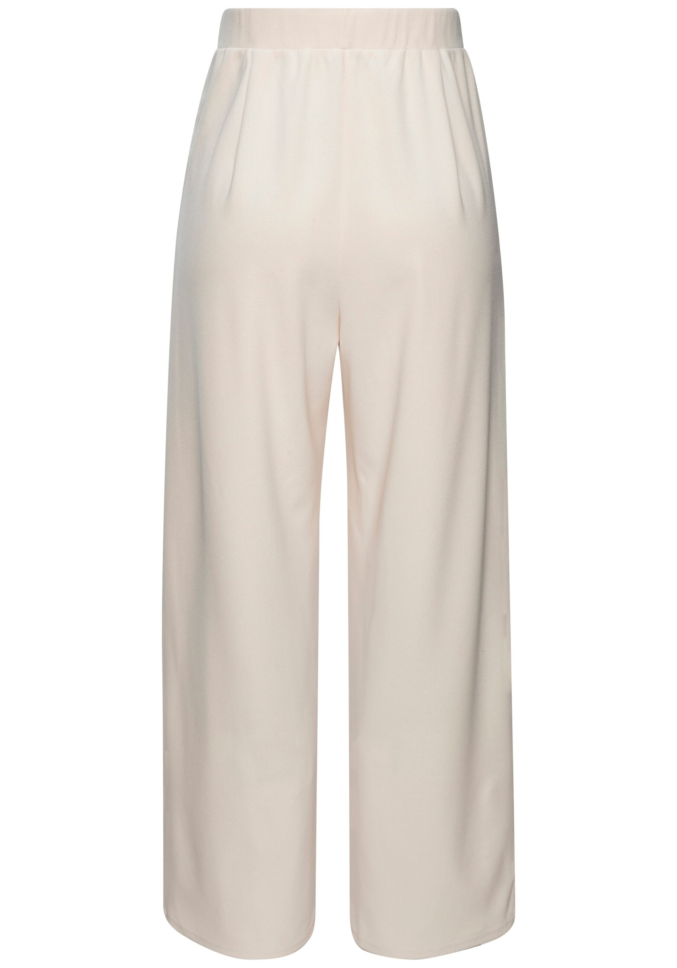 LASCANA Loose fit Pleat-Front Pants in Beige