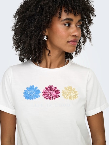 ONLY Tričko 'ONLDORA' - Biela