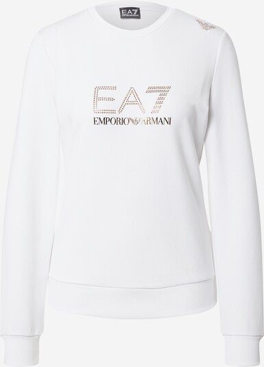 EA7 Emporio Armani Dressipluus Kuld / valge, Tootevaade