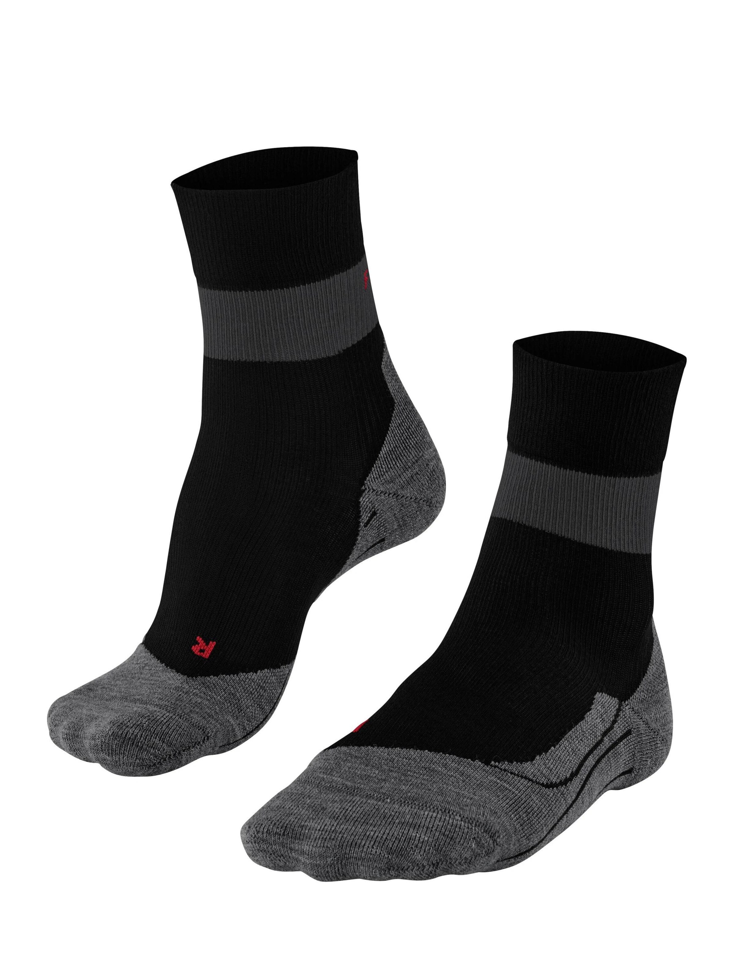 FALKE Sportsocken 'RU Compression Stabilizing'‌‌ in Schwarz: Vorderseite
