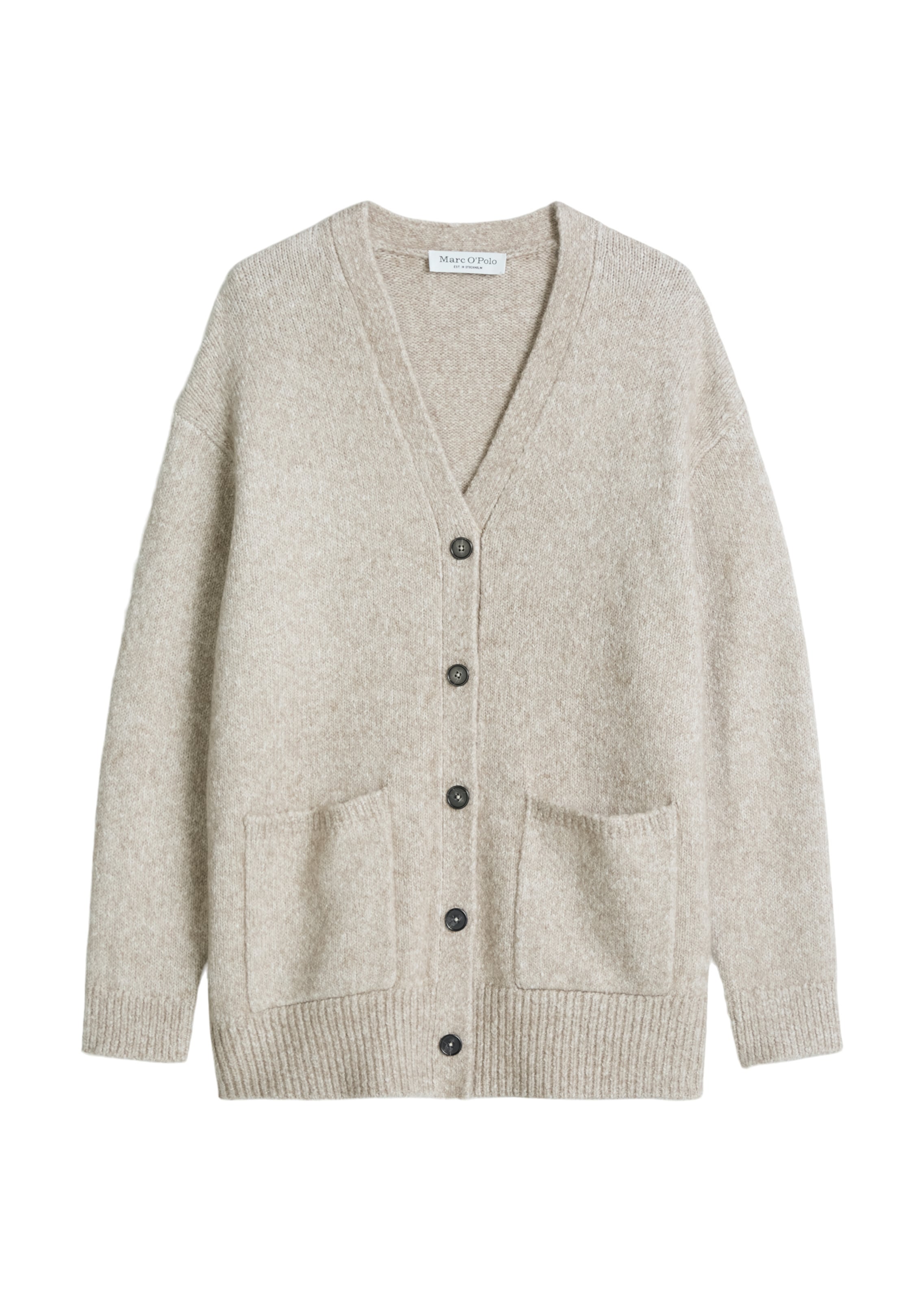 Marc O'Polo Strickjacke in Braun: Vorderseite