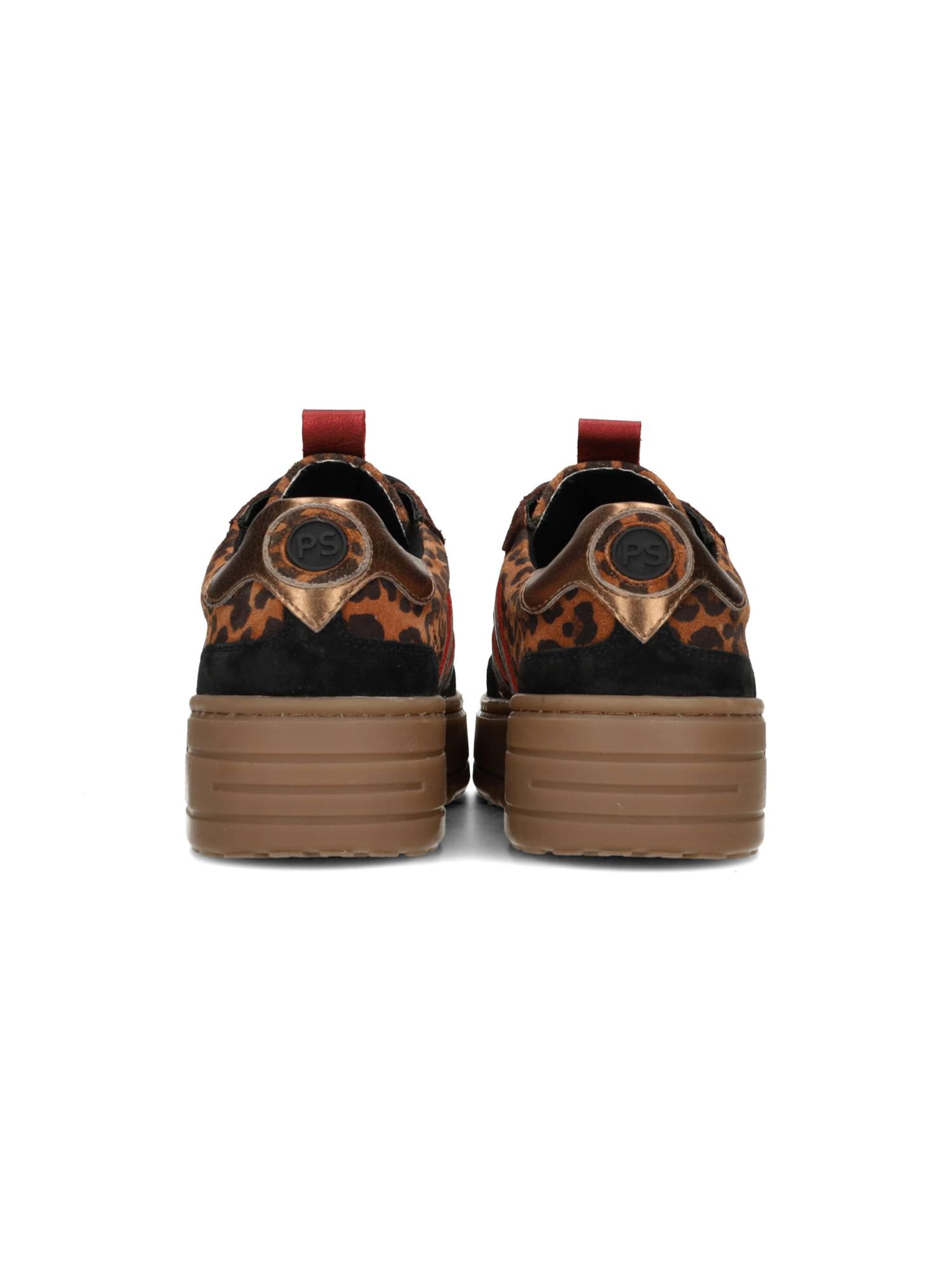 Baskets basses 'Anemone' PS Poelman en marron