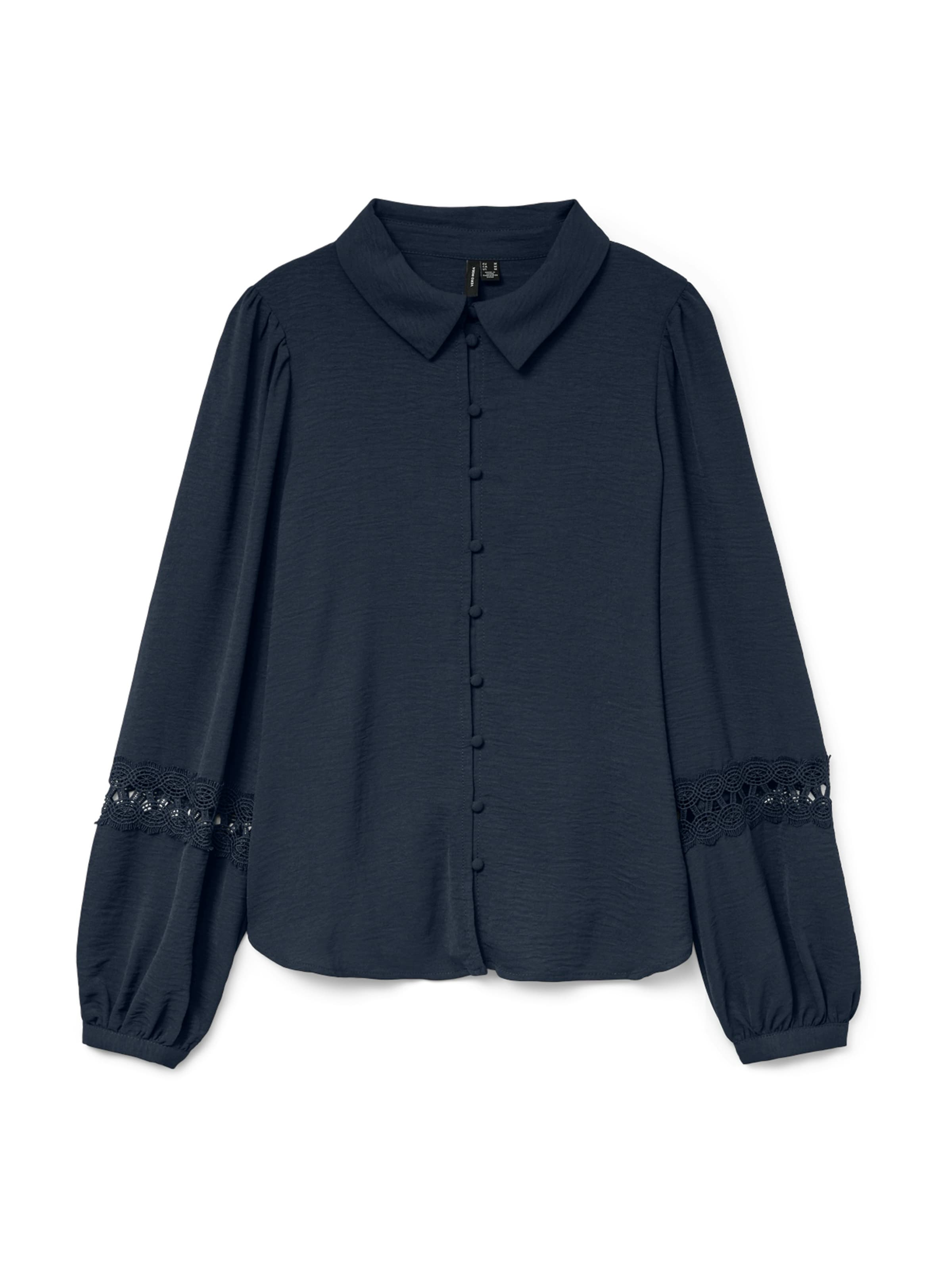 VERO MODA Blouse 'VMALVA' in Blue: front