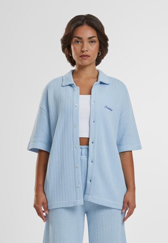 Prohibited Comfort fit Overhemd in Blauw: voorkant