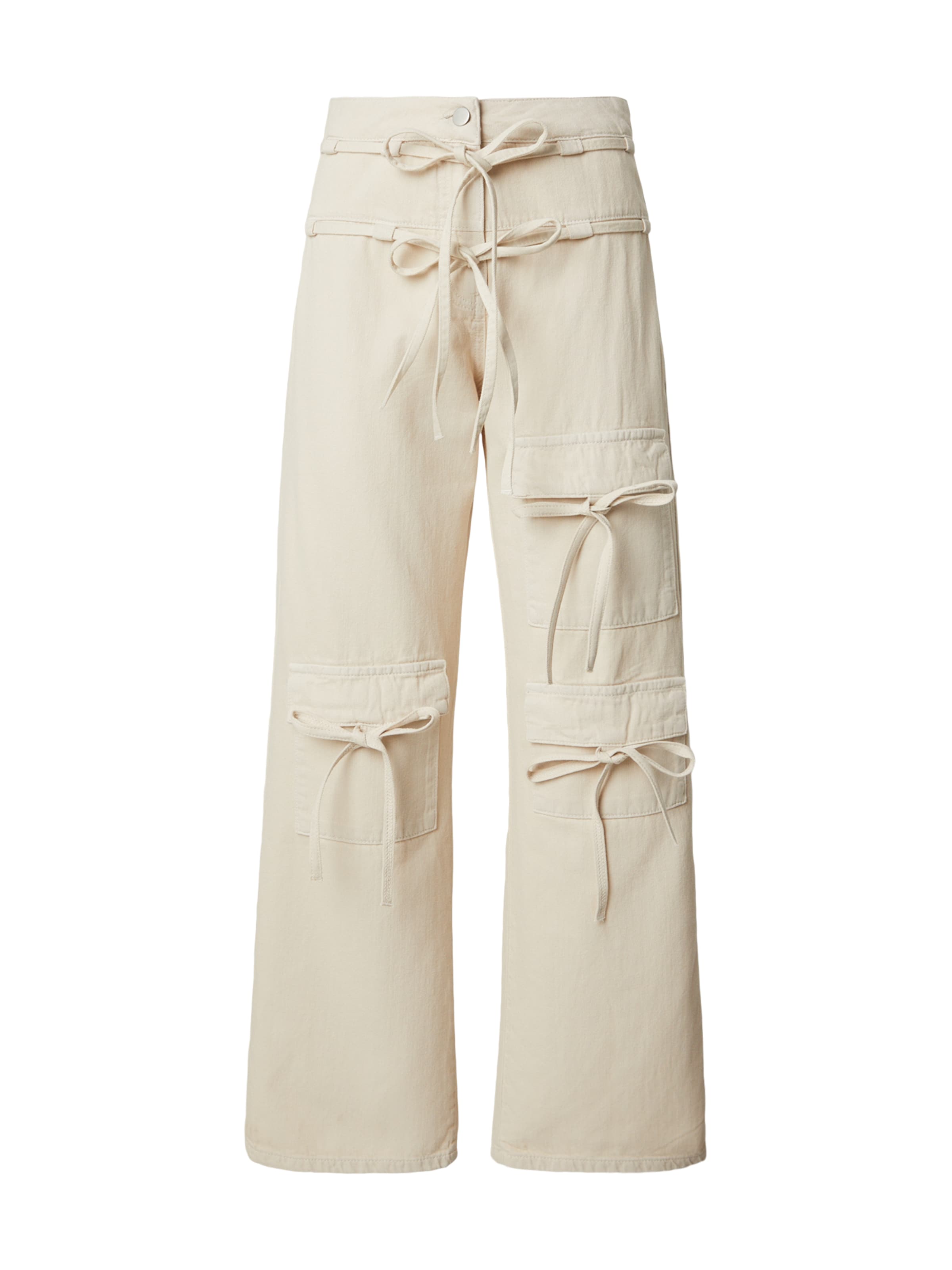 MAKARIĆ Damen - Jeans 'DENIM BOWS' in 25-26 in beige, Produktansicht