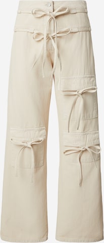 MAKARIĆ Loosefit Jeans 'DENIM BOWS' i beige: framsida