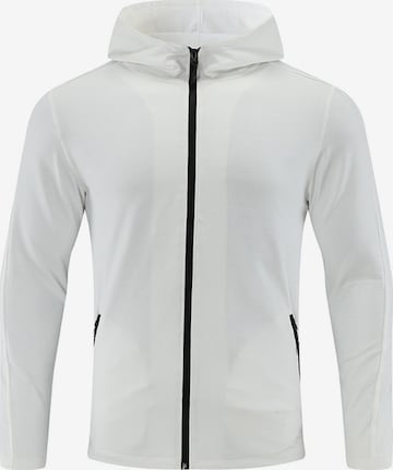 YOUTHUP Outdoor jacket 'Bewegung' in White: front