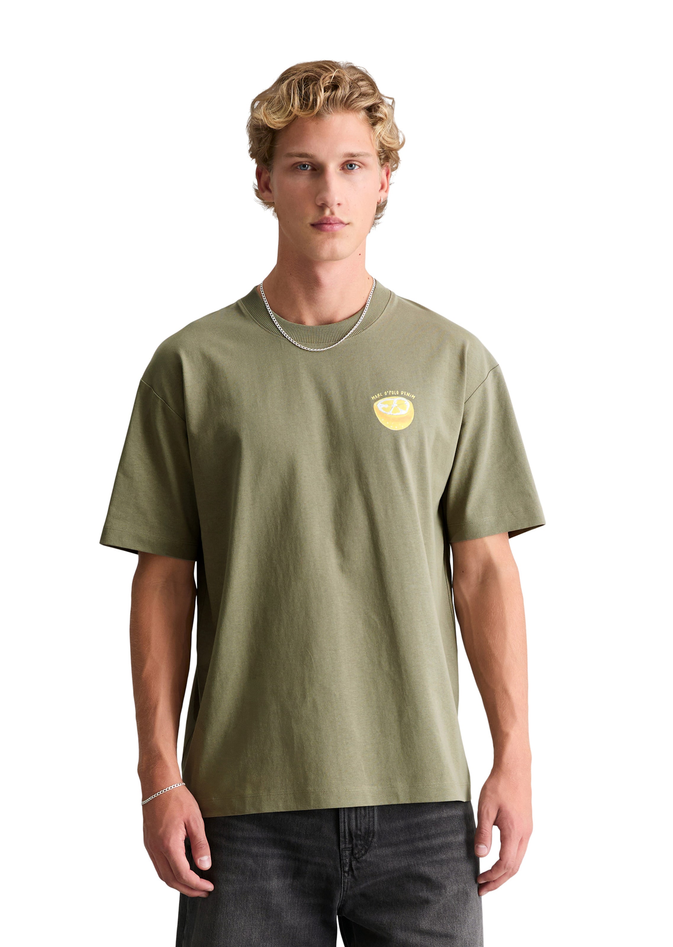 Marc O'Polo DENIM Shirt in Groen: voorkant