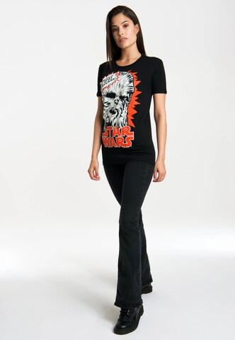 LOGOSHIRT T-Shirt 'Chewbacca' in Schwarz