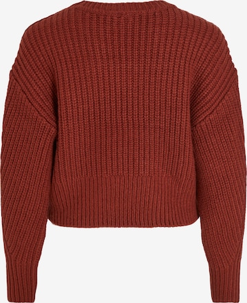 VILA Sweater 'Apoline' in Red