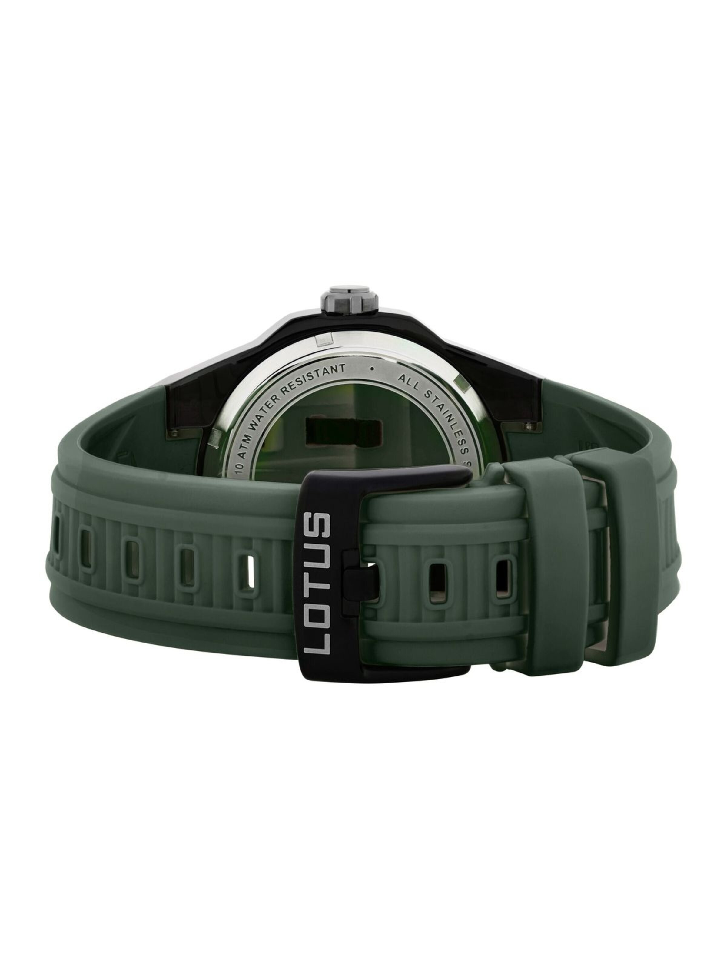 Montre à affichage analogique Lotus en vert